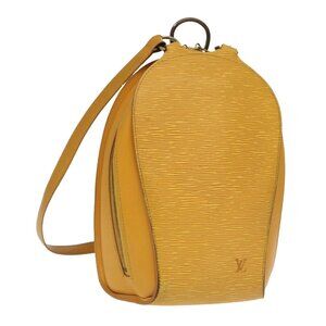 LOUIS VUITTON Epi Mabillon Backpack Yellow